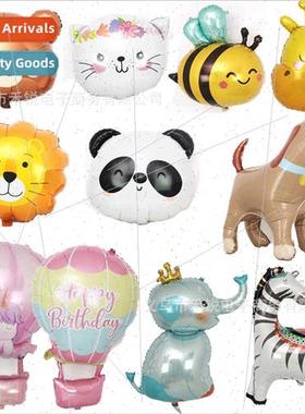 New pandas giraffes tigers lions cats modeling animal head a