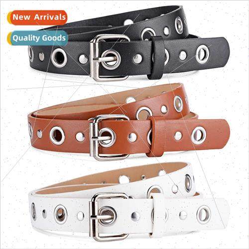 Ladies punk casual cock-eye buckle decorative belt Europe ri