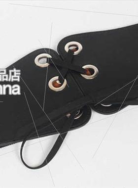 retro hundred black straps women super wide waist seal elast