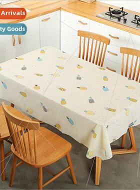 Square printed tablecloth household PEVA waterprooil-free wa
