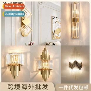 wall luxury hotel villa lamp LED head double light Indoor