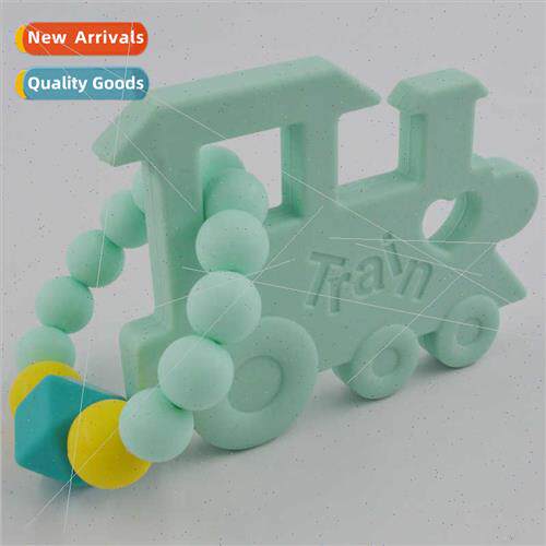 Mother baby  Baby teething stick Train teether licone teethe