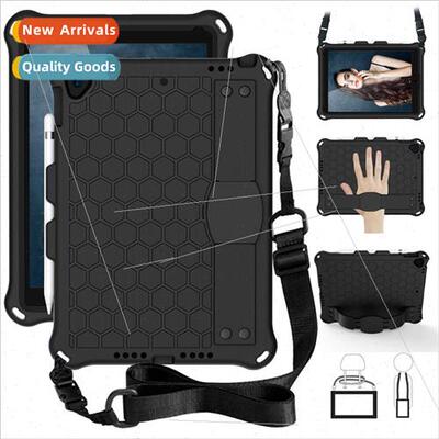 适用2019 ipad 10.2 honeycomb case air3 back strap model pen