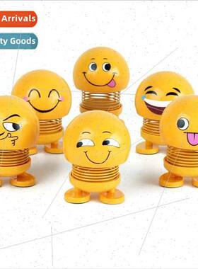 Car interior decorations car decoration car funny doll bobbl