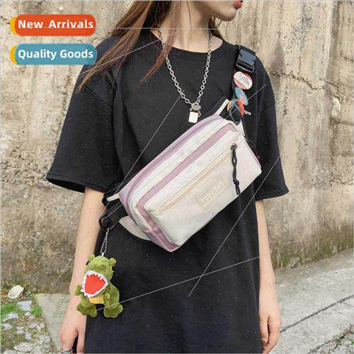 Set Trend Men Shoulder Bag Personalized Hip Hop Couple Cross