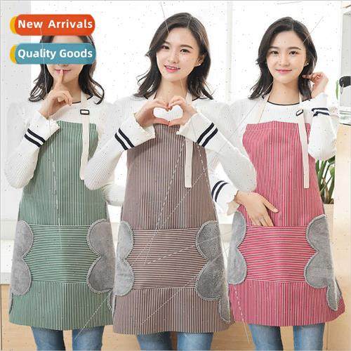 Apron female waterproanti-oil stains can wipe hands kchen ho