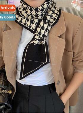Knted small scarf female winter Korean fashion thousbirds ch