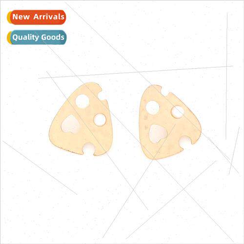 niche alloy encrusted imation pearl fish head earrings retro