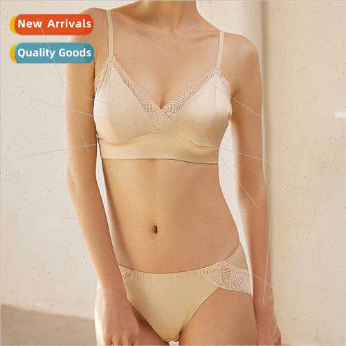 New silk underwear panties set ladies Mulberry silk French l
