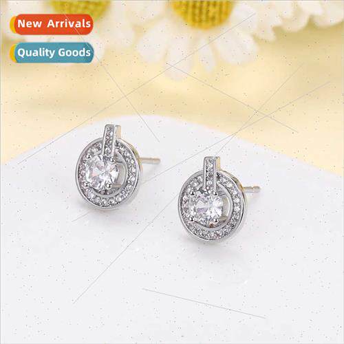 Korea wind 2021 new round earrings elegant earrings fashion