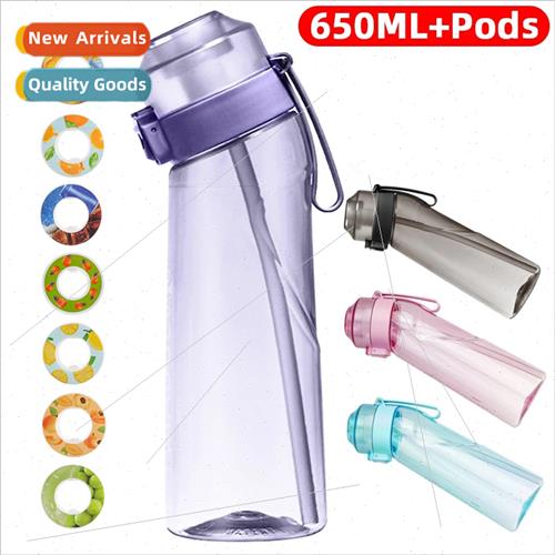 650ML Air Fru Scent Flavored Water Bottle wh Pod Tran