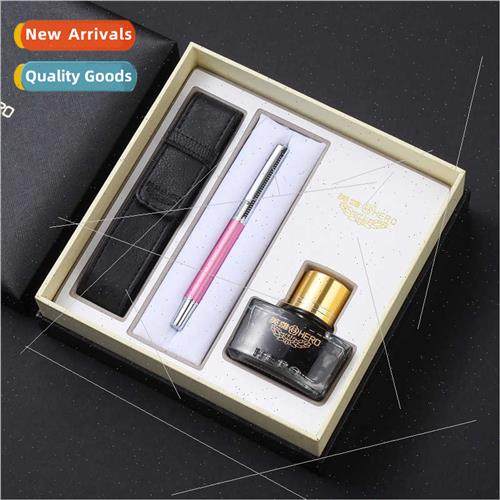 Hero fountain pen 12K gold pen H2001 practicing wring women