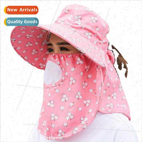 Ms. tea plucking cap summer sun shawl lengthened mask breath