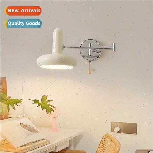 Wall lamp bedroom wall light Scandinavian swing arm bedside