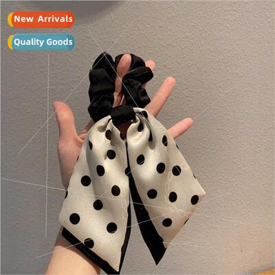 Vintage French bow fluttering ribbon hair band premium feeli