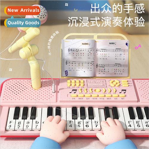 Electronic piano toys 37 keys piano children microphone begi