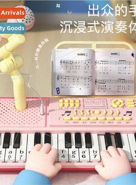 Electronic piano toys 37 keys piano children microphone begi