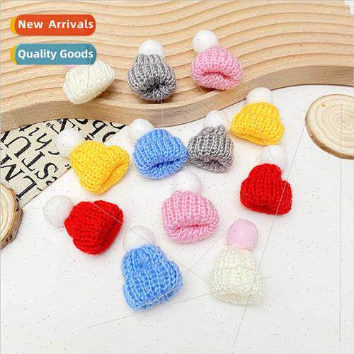 Knted wool double velvet fan your small hat hair accessories
