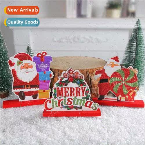 Christmas Wooden gn 2023 Christmas Tree Santa Claus Wooden C