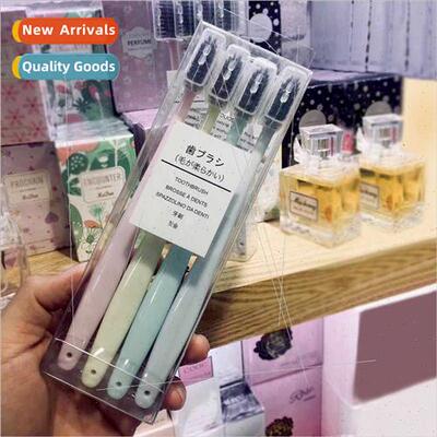 Bamboo Charcoal Toothbrush 4pcs Individually Packed Super Fi