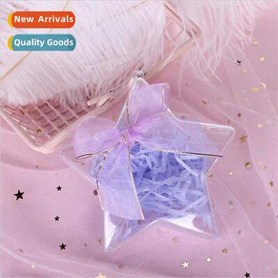 New transparent pentagonal wedding candy box creative Korean