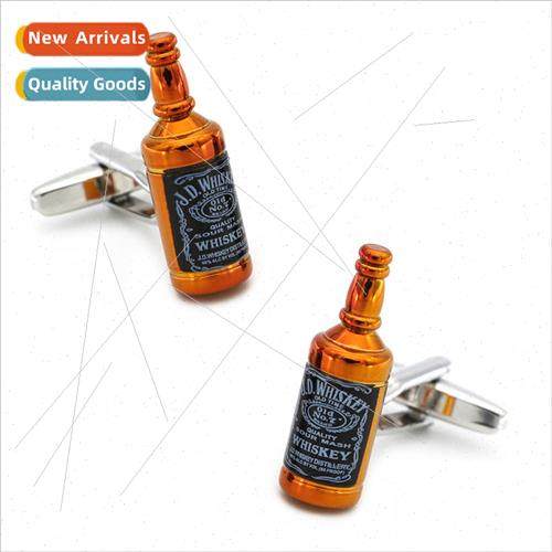 fashion nd cufflinkswhiskey whiskey bottle cufflinks French