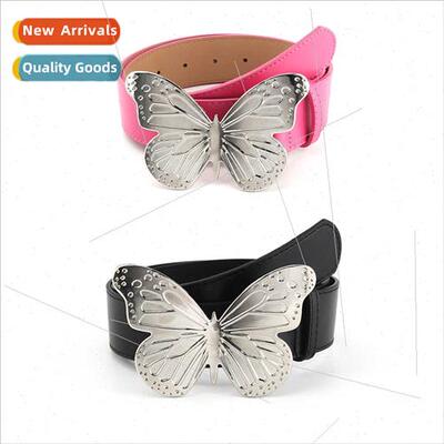 Europe Women Millennial Spice Girls Belt Subculture Metal Bu