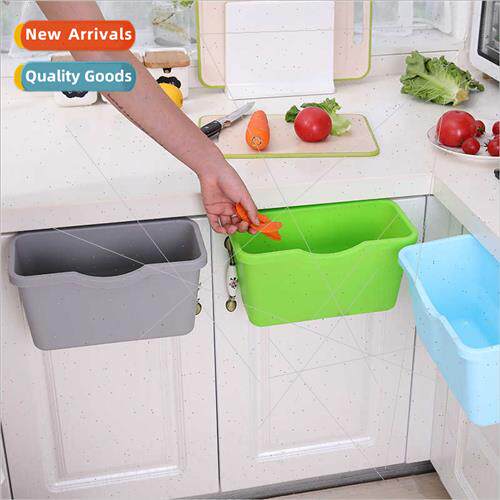 Creative kchen hanging garbage can household whout a lid cab