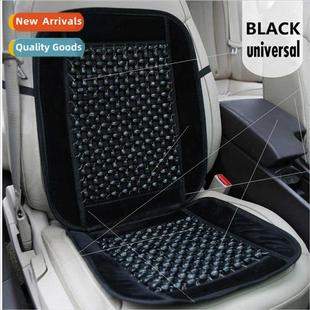Cushion Black Velvet Bead Cooler Wood Car