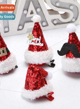 Christmas decoration supplies children hair clips cute headd