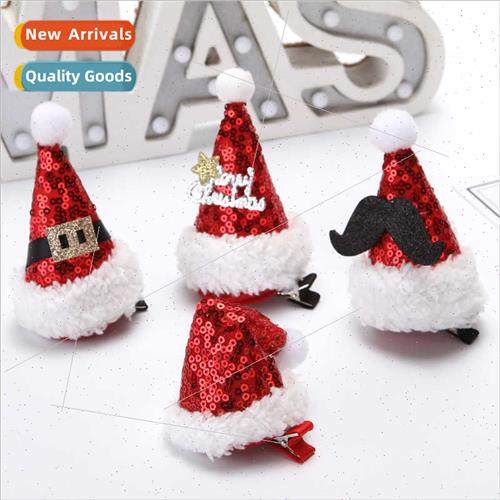 Christmas decoration supplies children hair clips cute headd