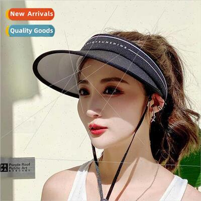 Summer new fashion hat large brim hollow cap female sun-shad