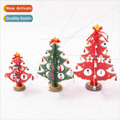 Creative three-dimensional gold dust wooden Christmas e shop