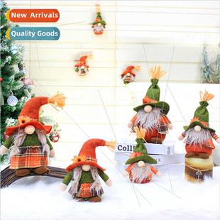 Harvest Festival Gnome Fall Scarecrow Faceless Doll Decorati