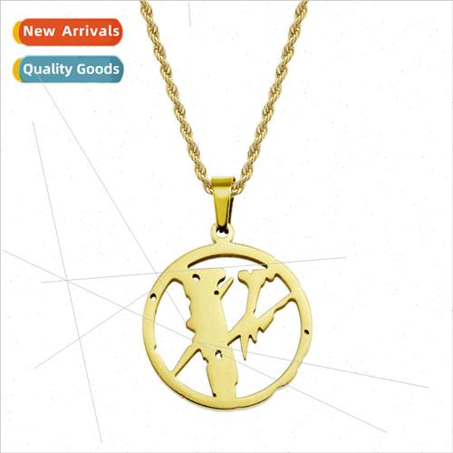 Europe hip-hop  VLONE Fujiwara Hiroshi lightning  pendant me
