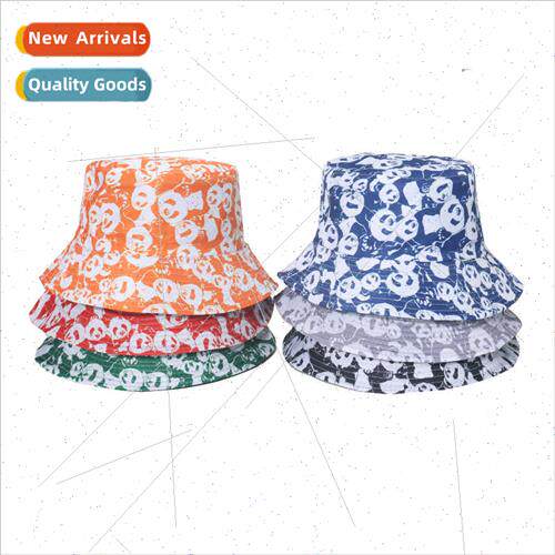 ins Japanese Korean  sun hat small fresh cartoon double-side