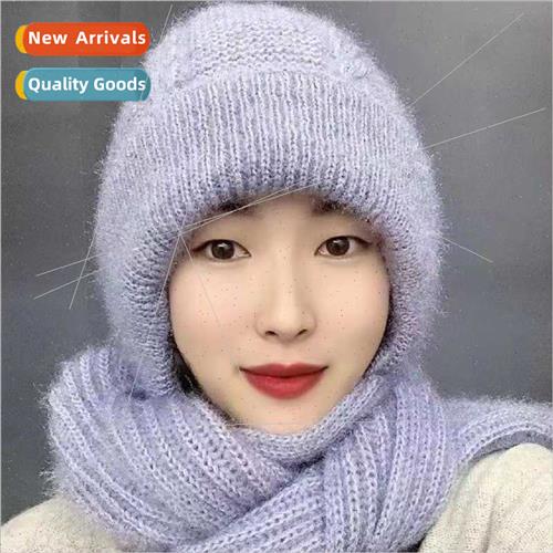 Hat women fall winter hat scarf one squirrel velvet wind sno