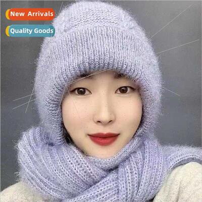 Hat women fall winter hat scarf one squirrel velvet wind sno