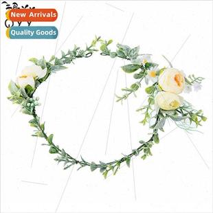 hand woven wedding bridal bands headdress hair Mori flower