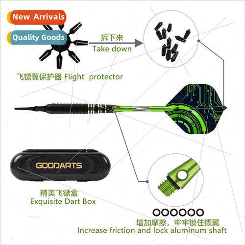 18g Electronic Darts Soft Darts Needle wh Case