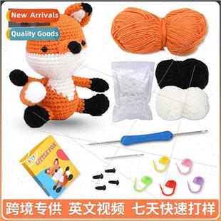 Fox Doll English DIY Instr Crochet Pack Handmade Material
