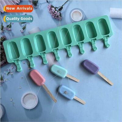 8 Elliptical 480 Ice Cream licone Mold Dessert Ice Stick Ice