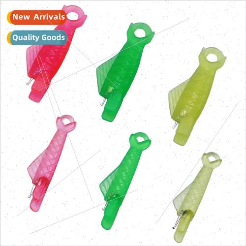 Fish Needle Threader Plastic Leader Needle Threading Piece S