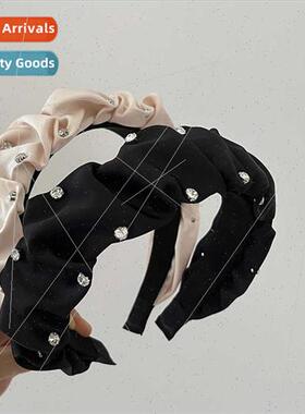 Korea headdress advanced sense frill nail zirconia hairpin F