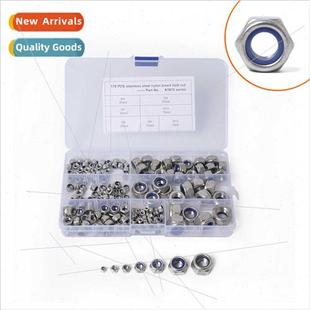 stainless steel Non 175pcs nut boxed lock Combination nylon