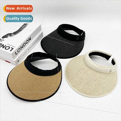 Summer new hollow top sun hat children large brim anti-ultra