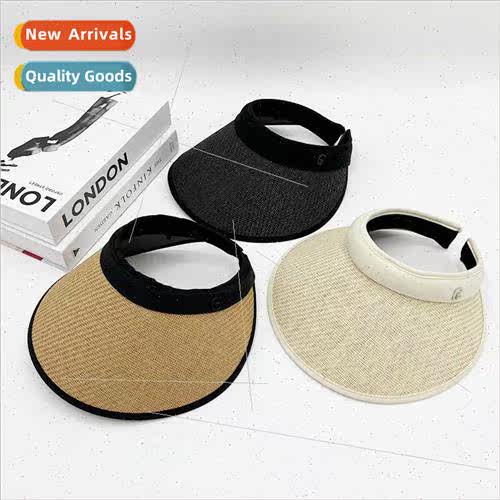 Summer new hollow top sun hat children large brim anti-ultra