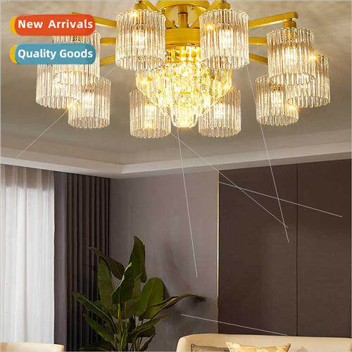2023 new light luxury crystal living room lamp ceiling light