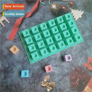 blocks 195 mold connected silicone dots chocolate cake