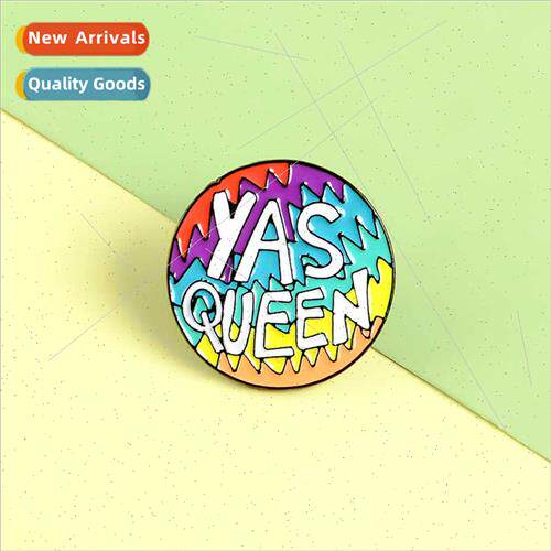 Creative brooch Cartoon oil drop brooch Ice fire enamel badg